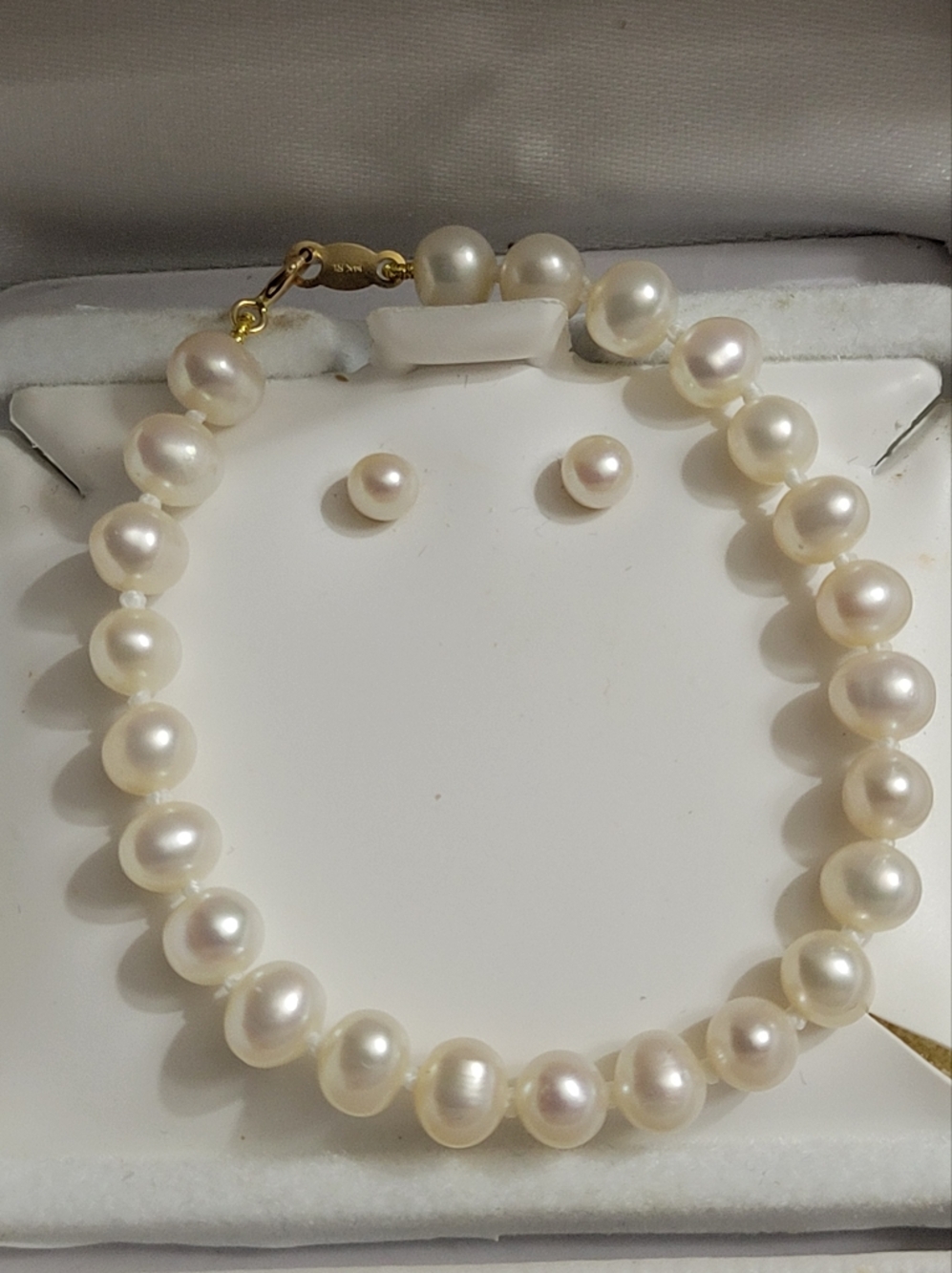 CULTURED FRESHWATER PEARL SET CHILDS NWT